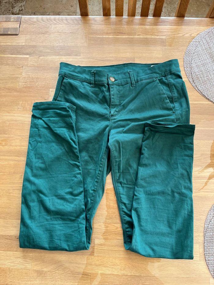 Pantalon chino vert - photo numéro 1