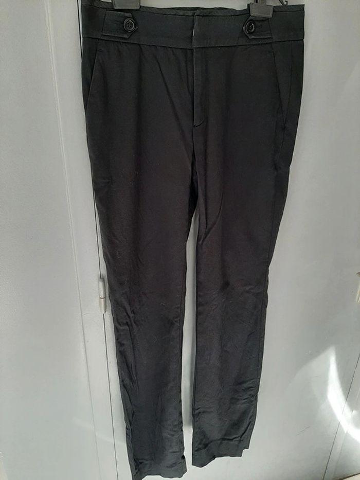 pantalon ajuste Comptoir des Cotonniers noir taille 36 - photo numéro 1