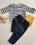 Pantalon et pull marin Kiabi bébé 9Mois