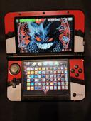 Nintendo 3ds xl sous luma avec stocker pokemon