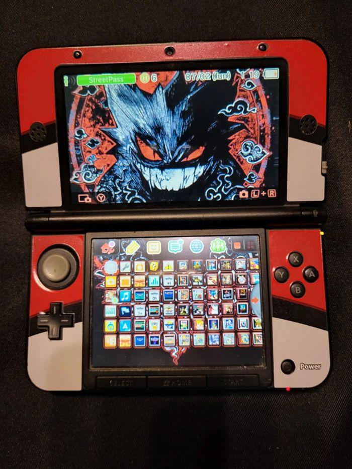 Nintendo 3ds xl sous luma avec stocker pokemon - photo numéro 1