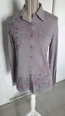 Chemise longue Xl motif floral tres bon etat