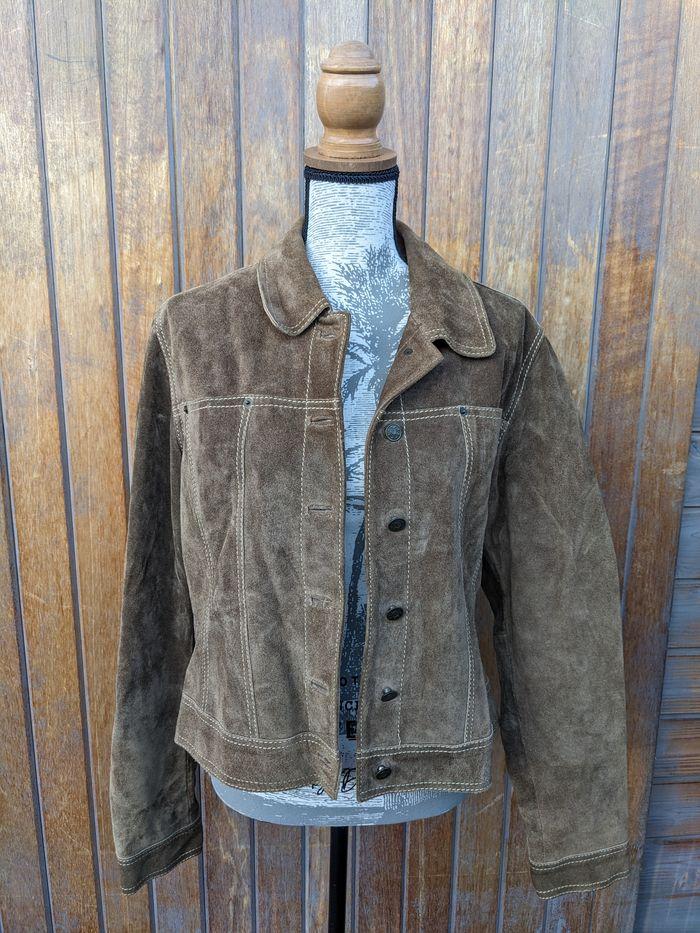 Veste en Cuir T.44 - photo numéro 1