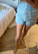 Short en jean cache cache