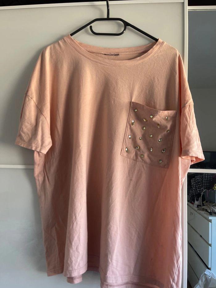 T-shirt rose pale