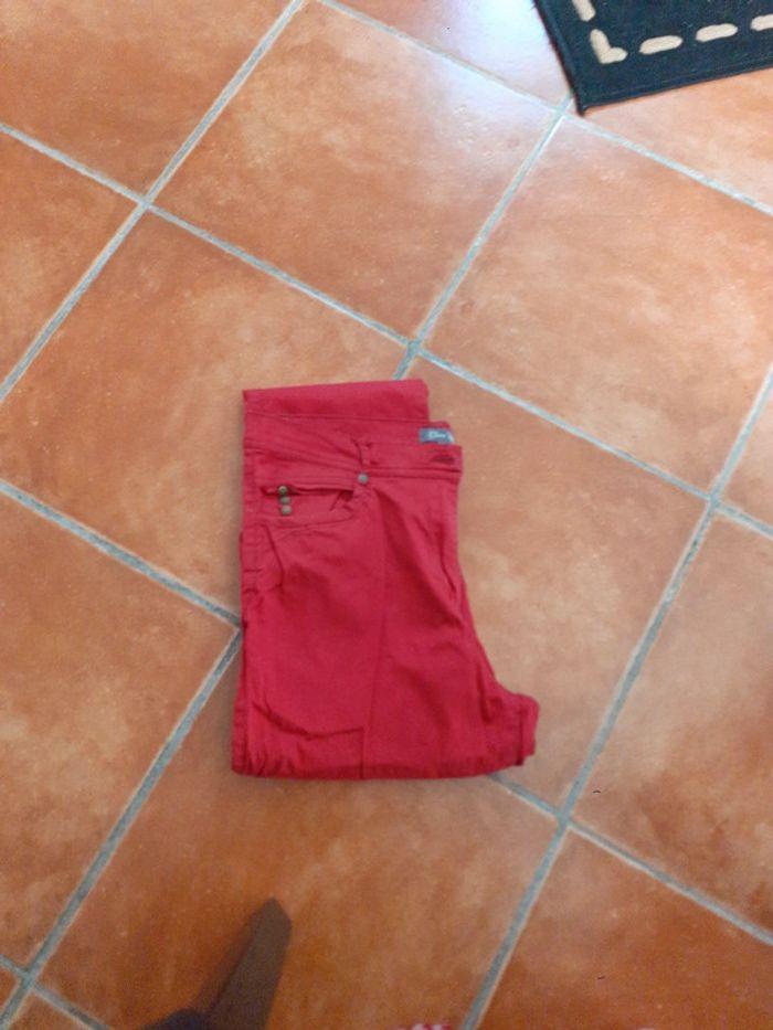 Pantalon rouge 40 - photo numéro 6