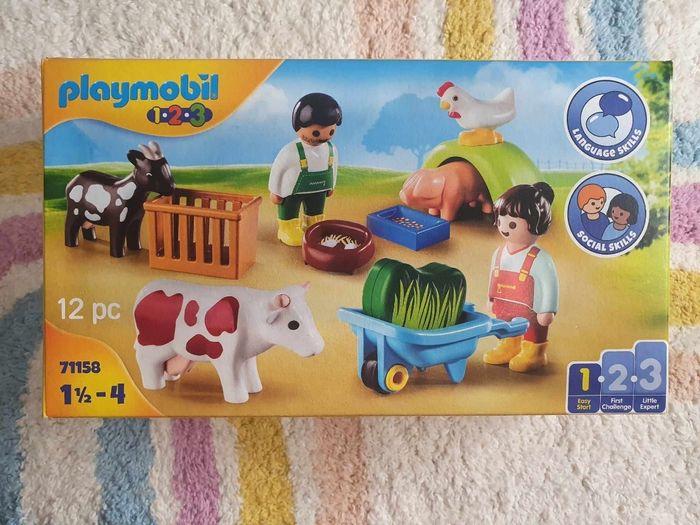 Playmobil 1.2.3 - Animaux de la Ferme - 71158 - photo numéro 1