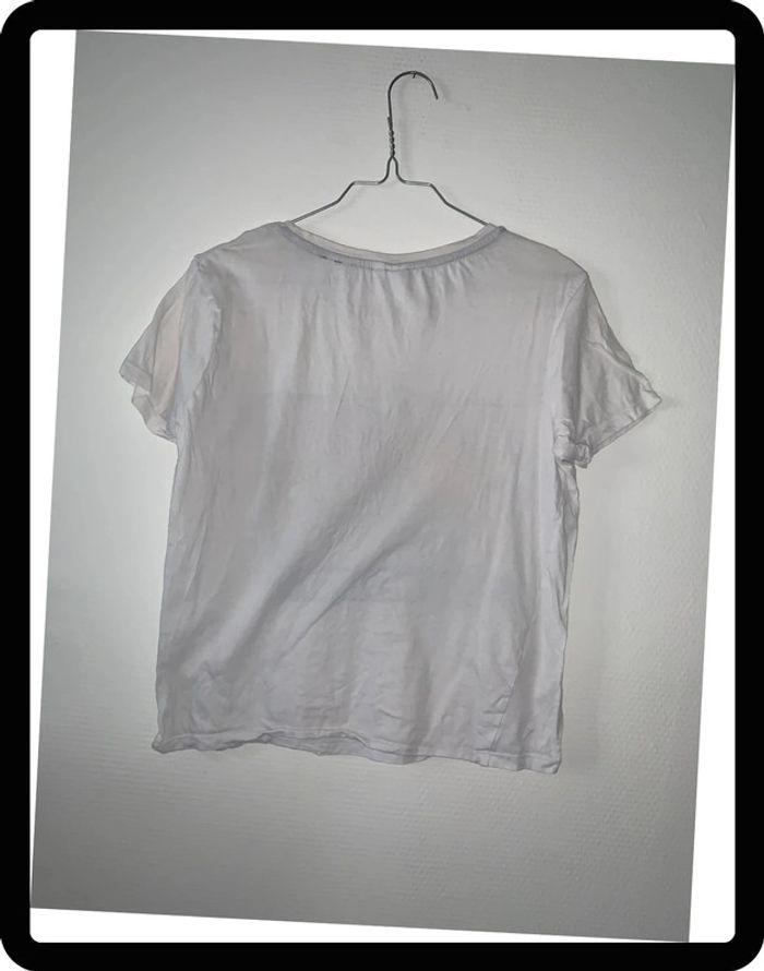 T-shirt blanc femme taille 36 - photo numéro 4