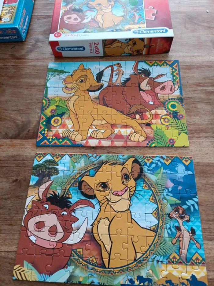 Puzzles 2x60 lion king  Disney 5ans+ - photo numéro 2