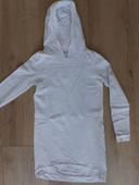 Robe à capuche fille  10 ans blanc Guess