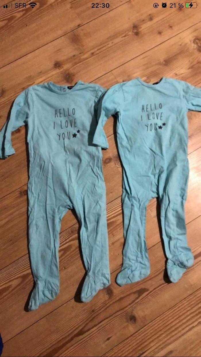 Lot deux pyjamas