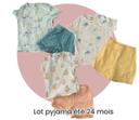 🐣 lot pyjama 24 mois été kiabi 🐣