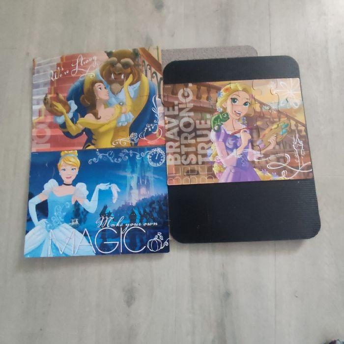 Lot 3  puzzles Raiponce/Cendrillon/Belle & la Bête - photo numéro 1