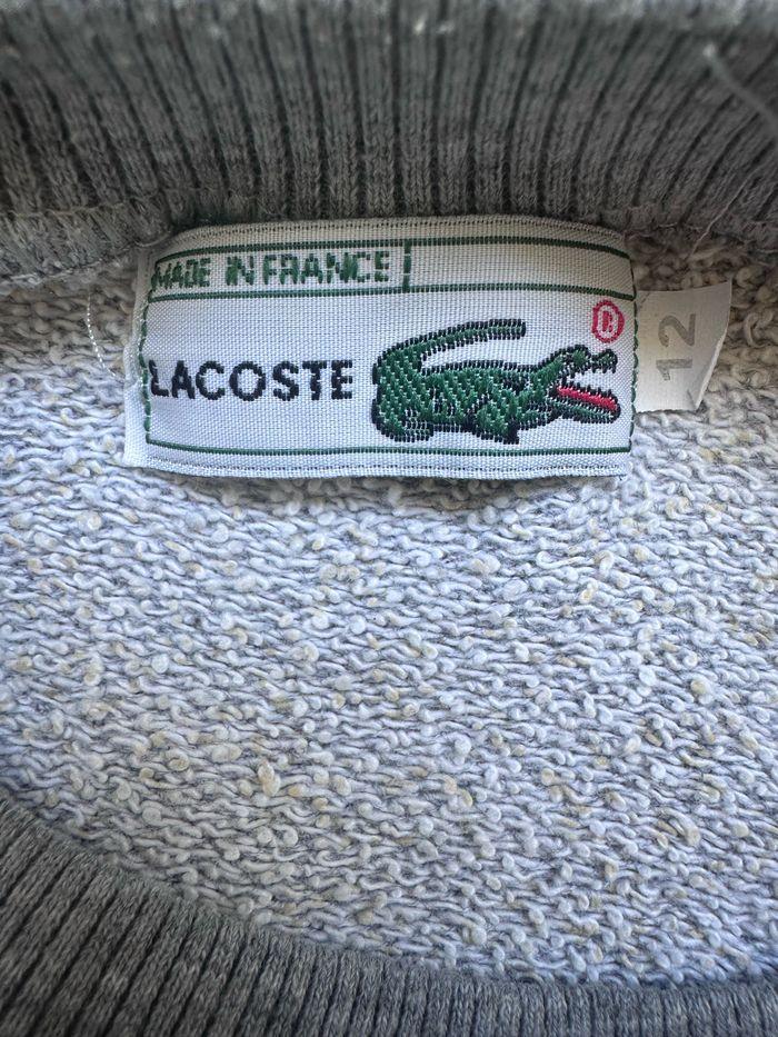 Sweat Lacoste gris 12ans - photo numéro 2