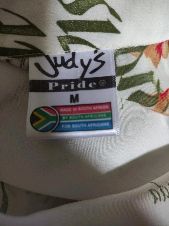 Chemise imprimée blanche multicouleurs Judy's Pride Taille M - photo numéro 5