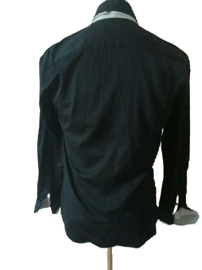 Chemise meadrine french design slim fit Taille M 39/40 noir - photo numéro 2