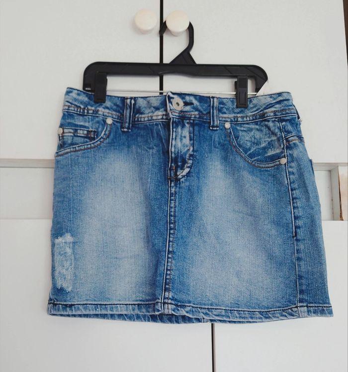 Mini jupe jeans taille 36 - photo numéro 1