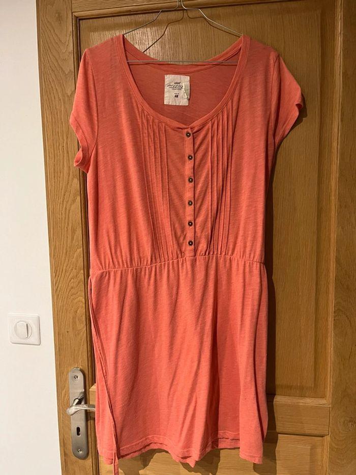 Robe H&M taille L - couleur corail - photo numéro 2