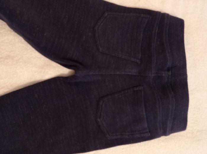 Pantalon de survetement habillé bleu foncé deux poches derrière deux poches devant avec brillant sur les côtés une bande brillante taille 6 ans sans cesse - photo numéro 6