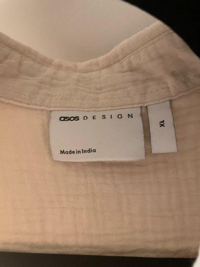 Chemise ou sur chemise beige écru - photo numéro 5