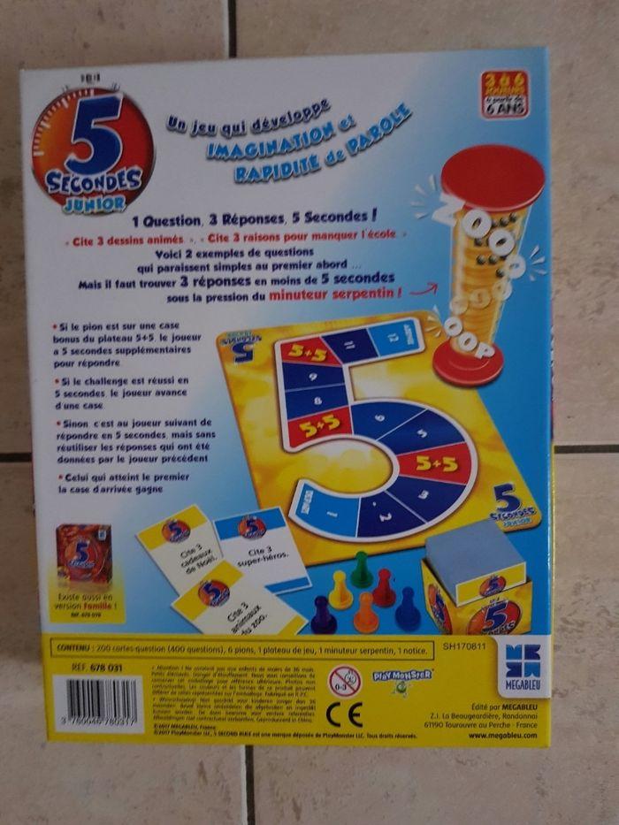 Jeu 5 secondes junior - photo numéro 2