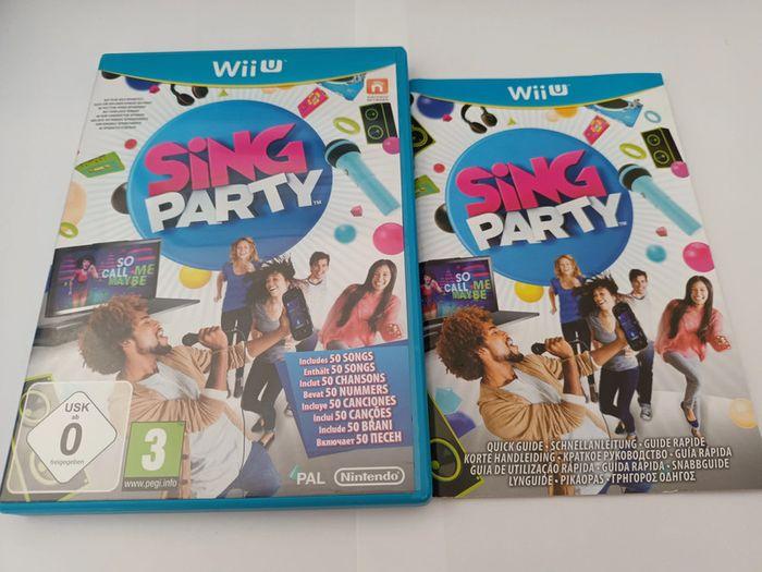 Sing Party - Nintendo Wii U - Complet - Sans Micro - Occasion - PAL