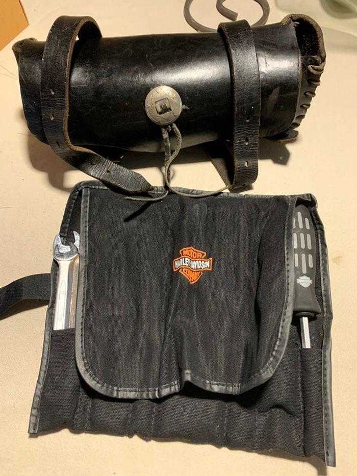 Trousse de secours vintage moto Harley Davidson - photo numéro 4