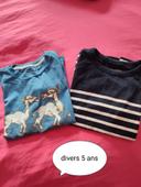 T shirt manches courtes 5 ans