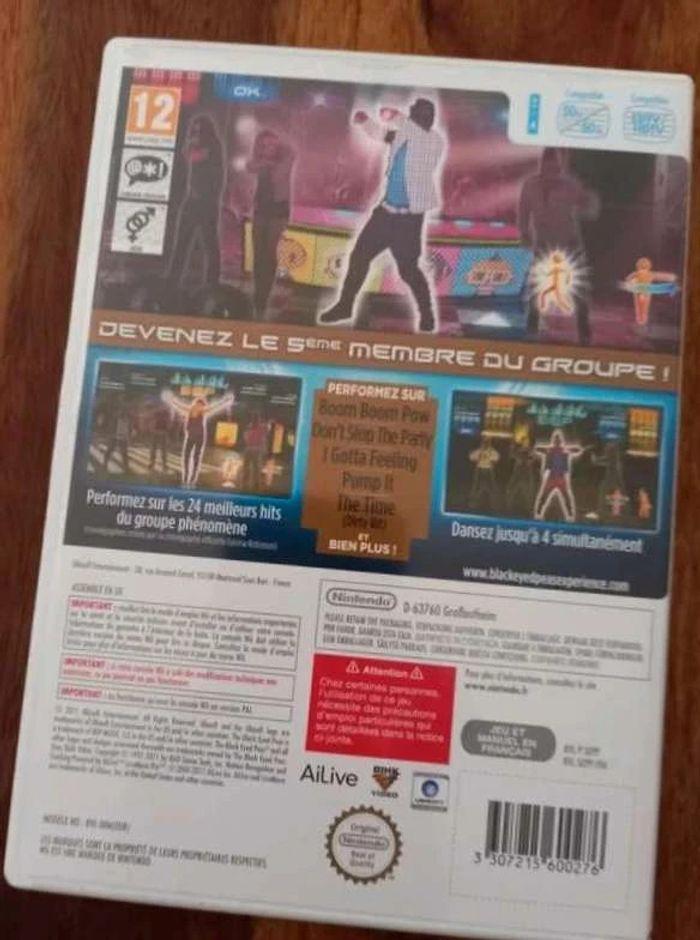 Jeu Wii  :  The  Black  Eyed  Peas -  Nintendo - photo numéro 2