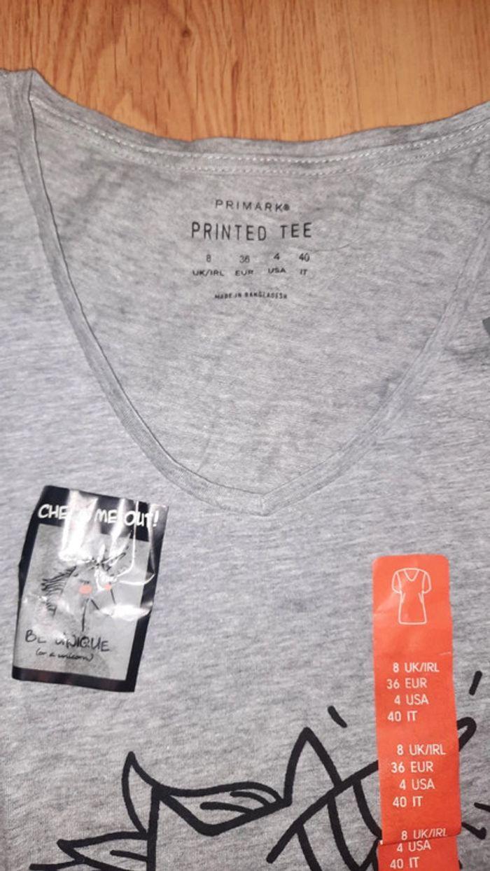 Tee shirt primark taille 36 - photo numéro 3