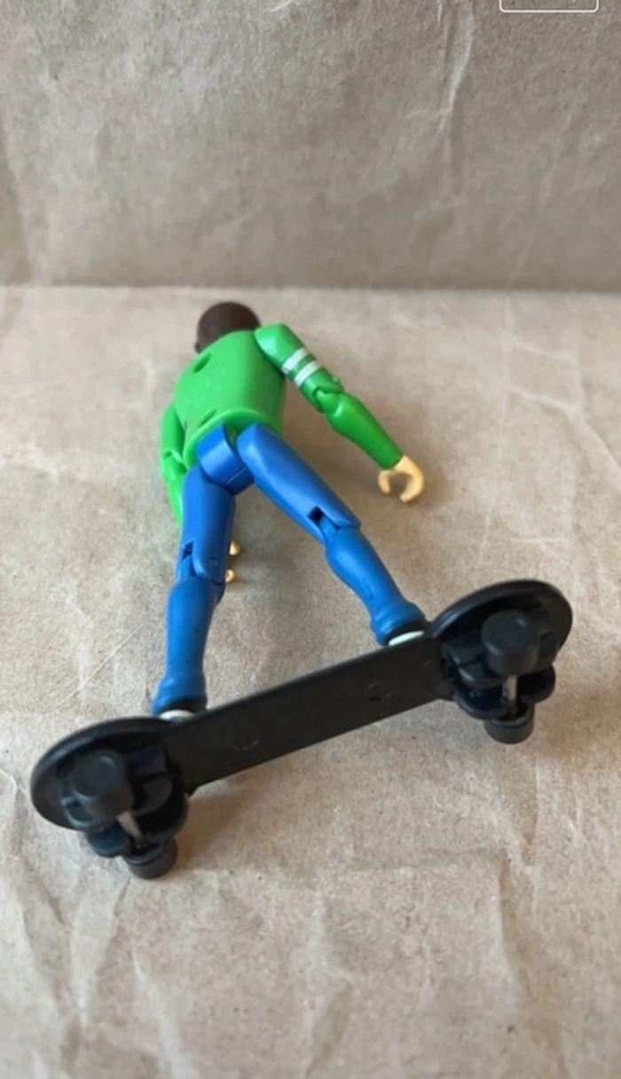 Bandai Ben 10 2008 Rare figurine Ben Tennyson skateboard veste verte - photo numéro 3