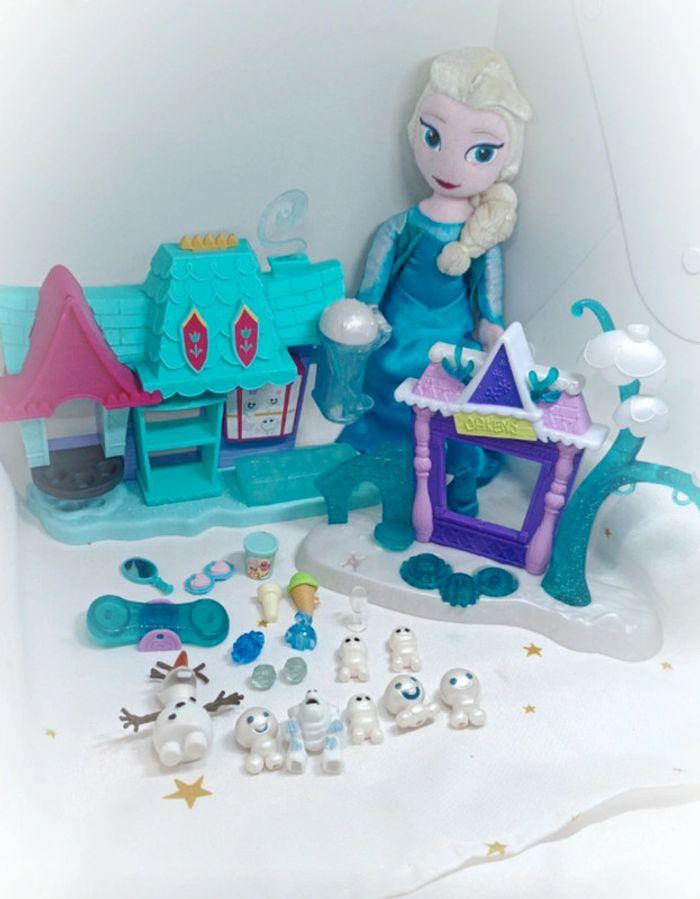 Disney Olaf glace monstre neige snow little kingdom Frozen poupée souple chiffon Elsa princesse - photo numéro 2