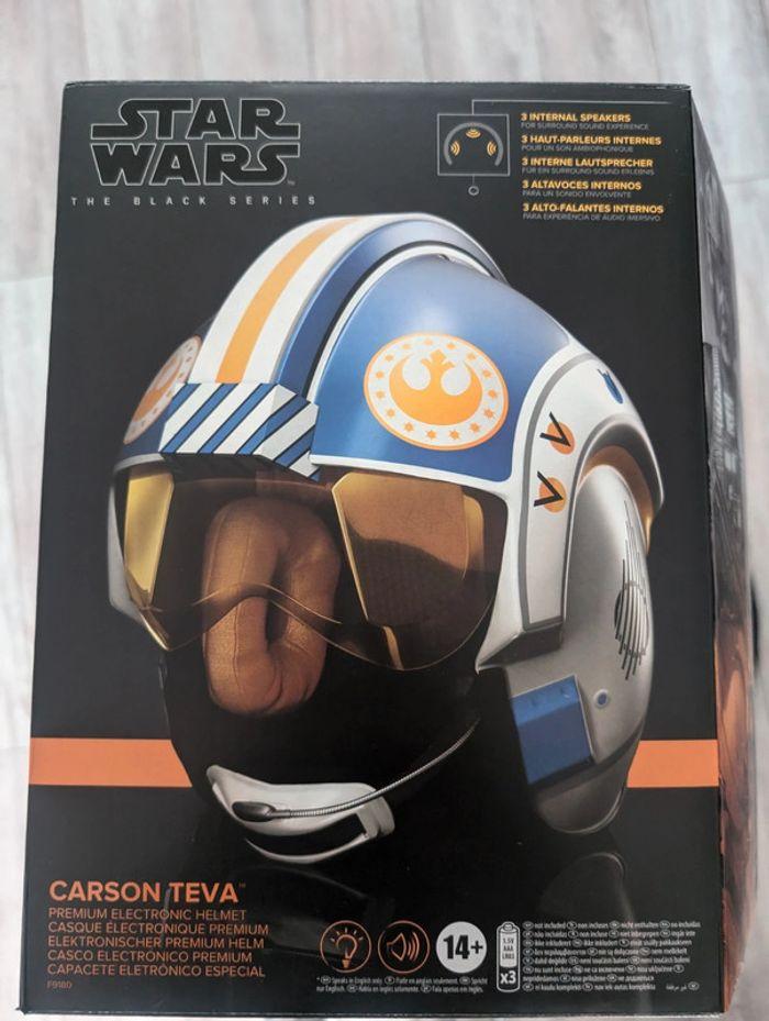 Hasbro Star Wars The Black Series Carson Teva casque électronique - photo numéro 1