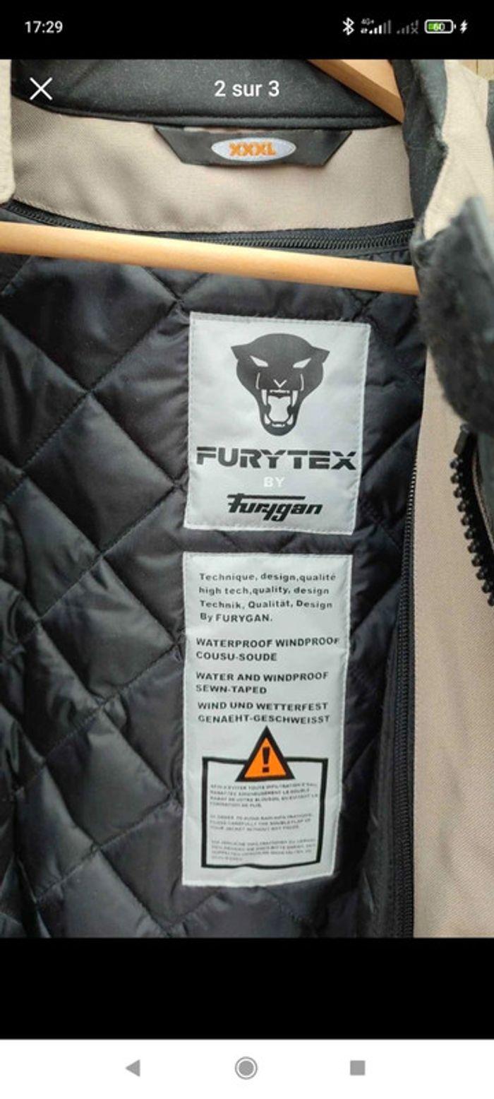 Veste moto furygan neuve - photo numéro 2