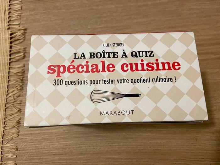 Jeu de société La boite à quizz spéciale cuisine Marabout - photo numéro 4