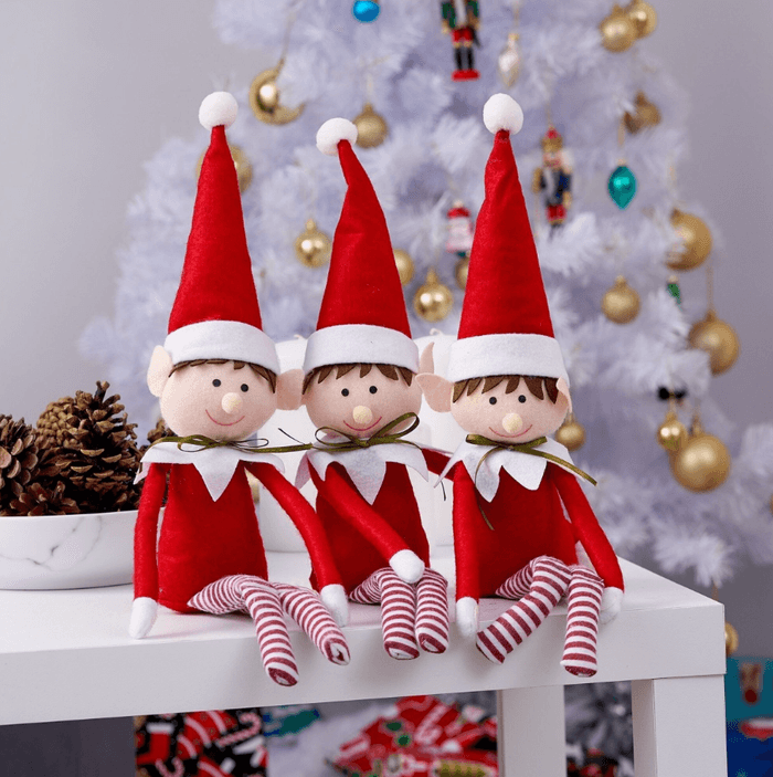 Lot de 3 Lutins de Noël ou  Elfes Farceurs - photo numéro 2