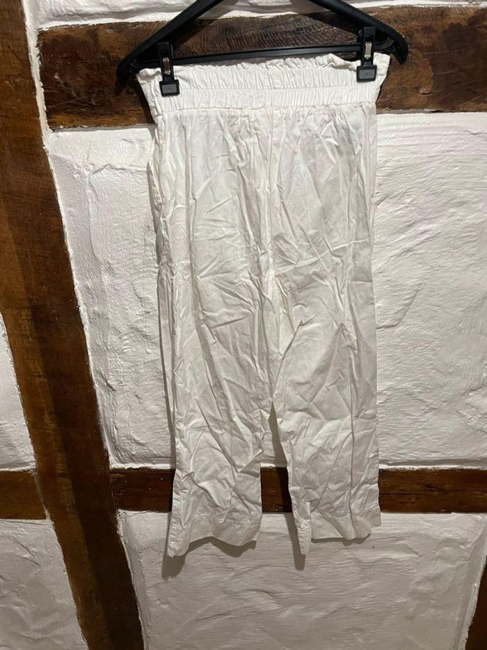 pantalon blanc stradivarius - photo numéro 3