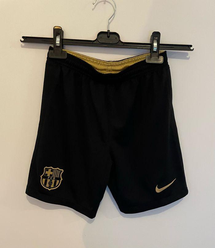 Short de foot garçon noir et doré Nike - photo numéro 3