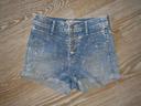 Short en jeans taille haute Hollister taille 23