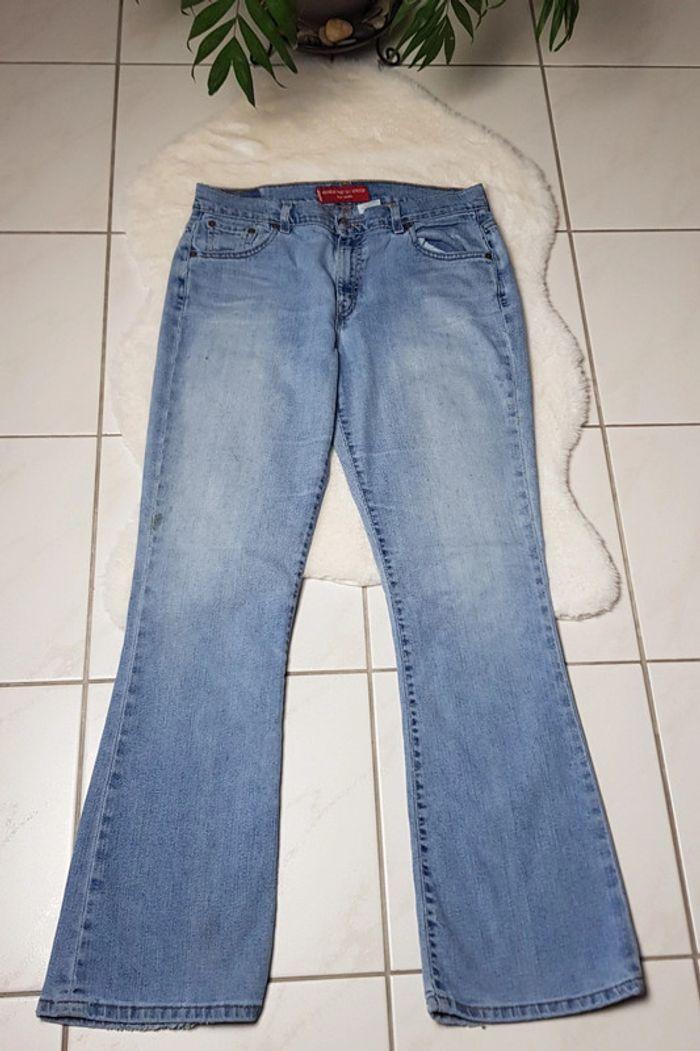 Jean Levi's 515 Bootcut Low Rise 12Mis Bleu - photo numéro 2