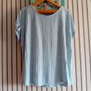 Tee-shirt oversize bleu taille 42 de chez Zeeman