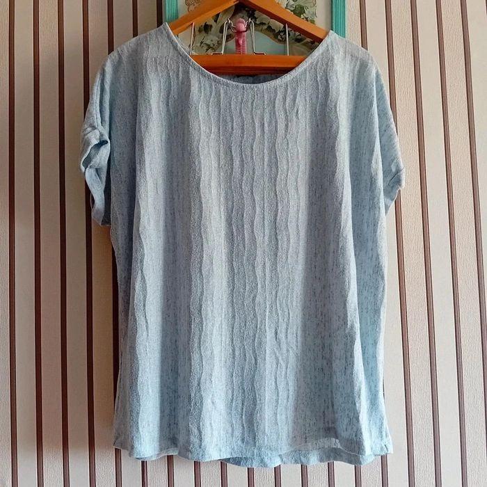 Tee-shirt oversize bleu taille 42 de chez Zeeman - photo numéro 1