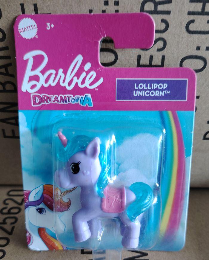 Mattel Barbie Dreamtopia Mini-figurines Licorne 5cm  8x11,5cm vt12 - photo numéro 1