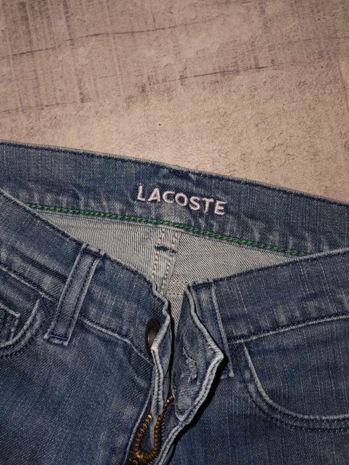 Jeans enfant lacoste - photo numéro 3