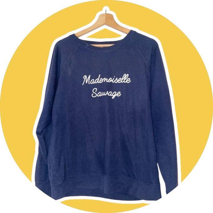 Pull crewneck « Mademoiselle sauvage » - photo numéro 1