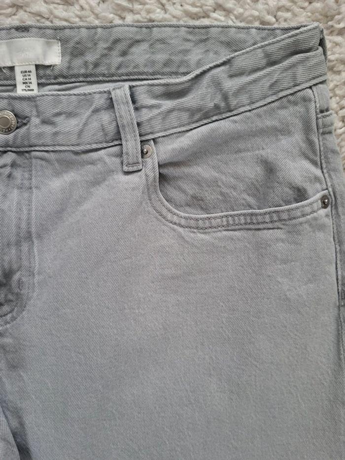 Jean large gris clair H&M Taille 46 - photo numéro 4