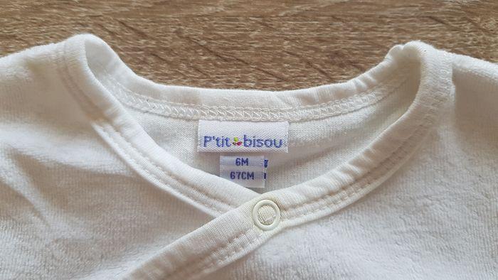 Pyjama velour, P'tit Bisou,  6 mois - photo numéro 3