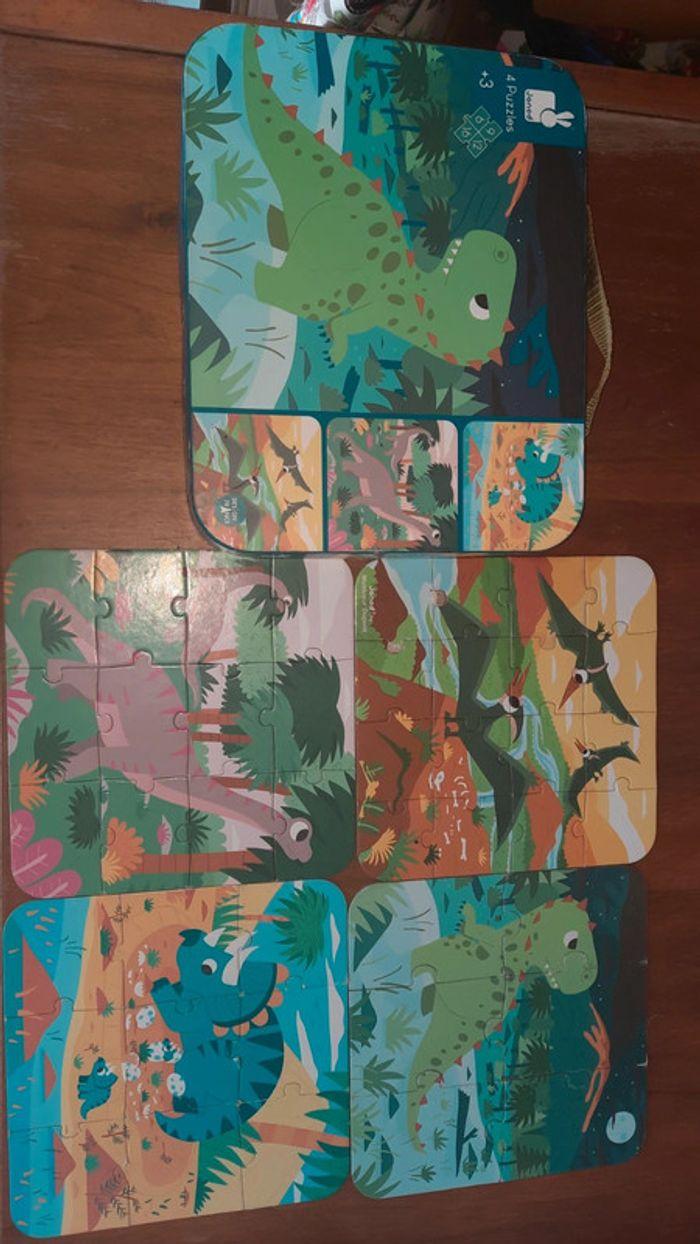 Puzzles dinosaures janod - photo numéro 3