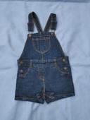 Salopette-short en jean Kiabi 4 ans