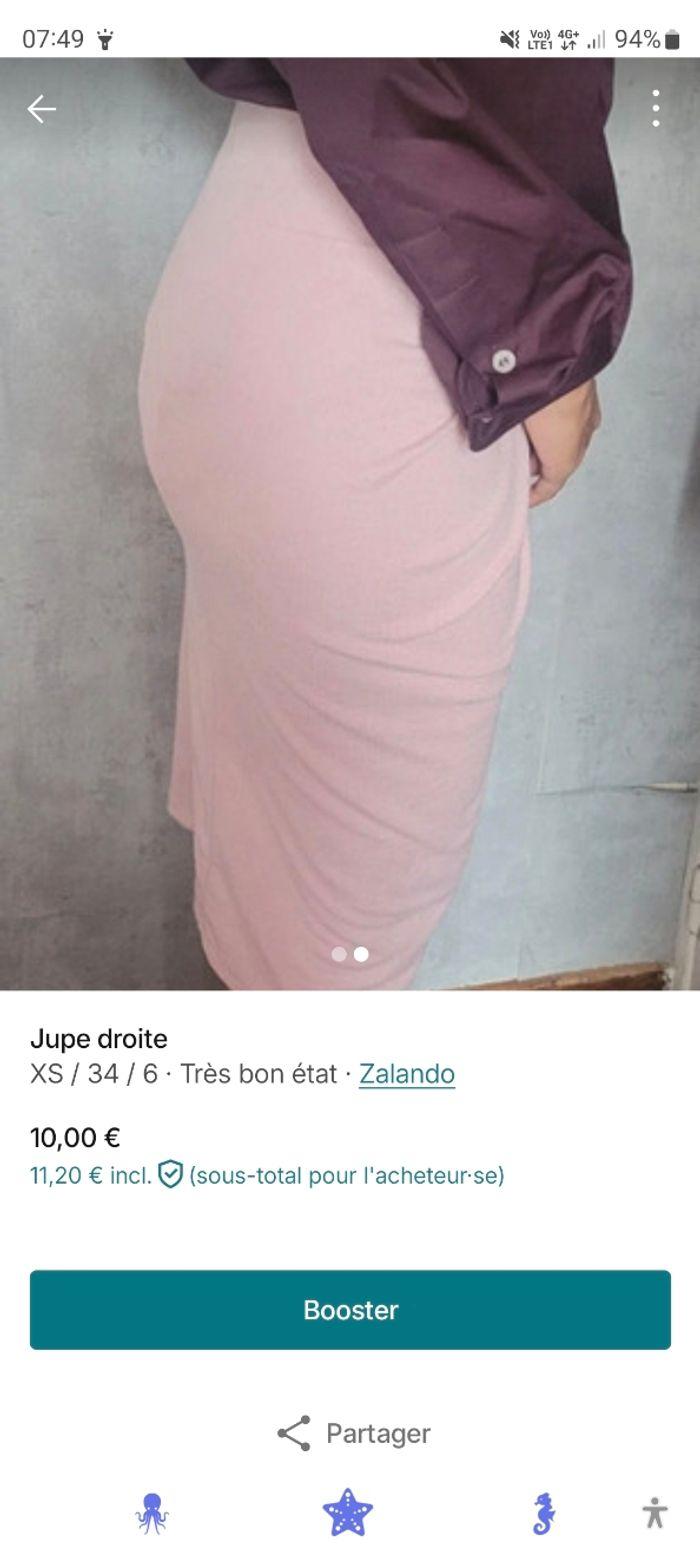 Jupe droite femme - photo numéro 2